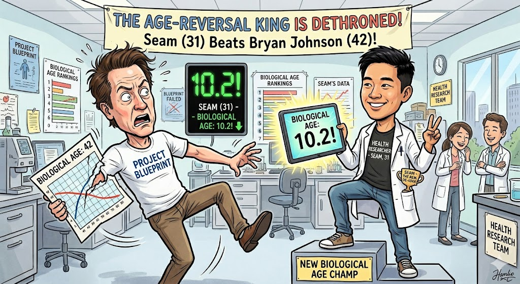 หนุ่มวัย 31 มีอายุชีวภาพแค่ 10 ขวบ — ไม่ต้องกินยา 200 เม็ดแบบ Bryan Johnson